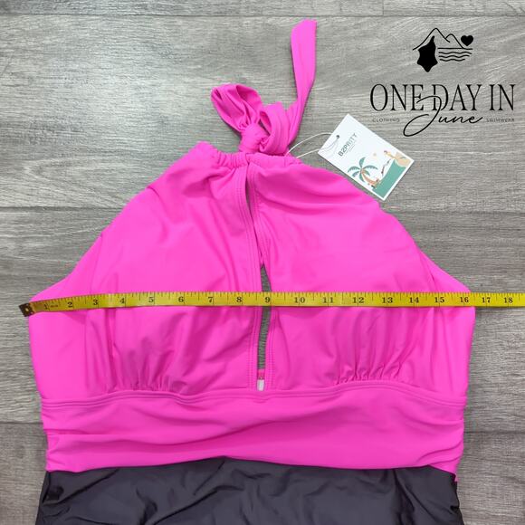 B2Prity Tummy Control one Piece Swimsuiit Size 2XL - Picture 4 of 6